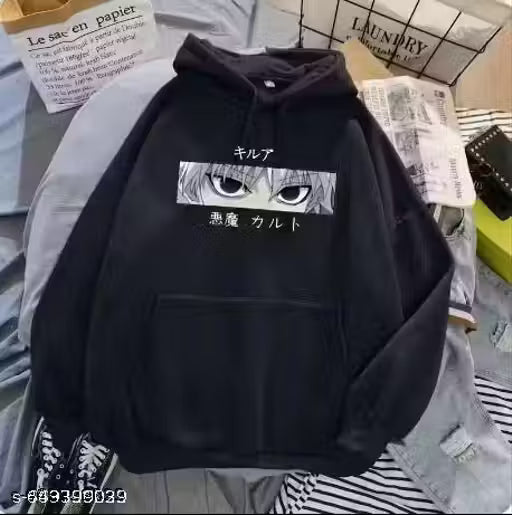 Printed Anime Hoodie
