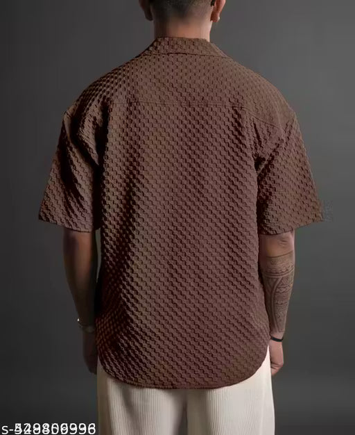 Casual popcorn bubble shirt