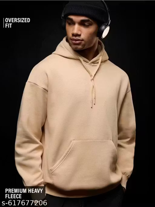 Biegie colour self hoodie for man casual wear