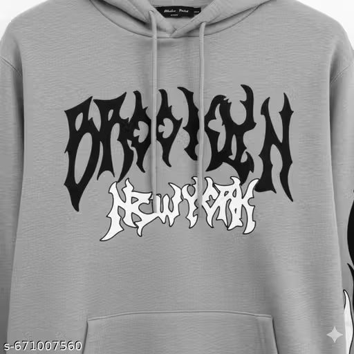 JAPANESE HOODIE | Men's Tranding Fleece Grey latest havy stuff printed warm soft Hooded for Winter Wear fancy Hoodie for Men' Women