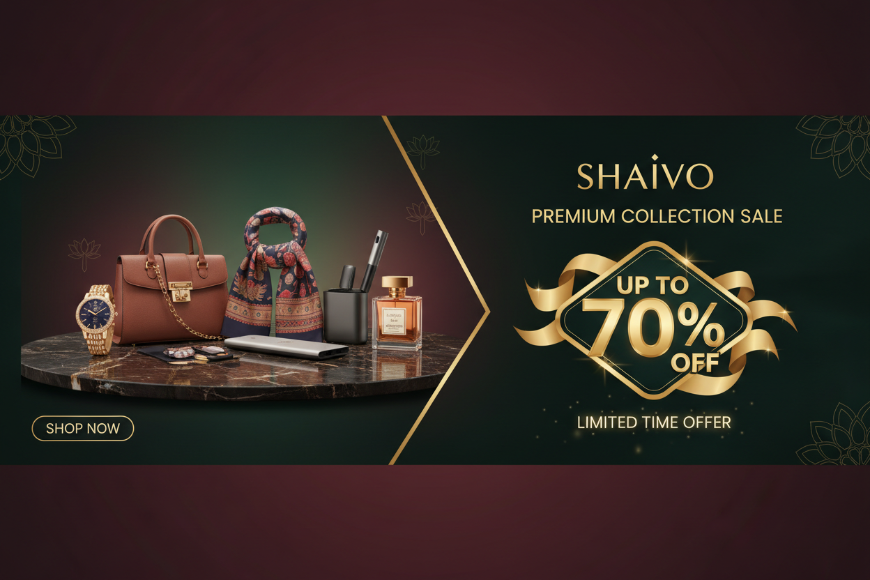 shaivo premium collection with upto70% off 