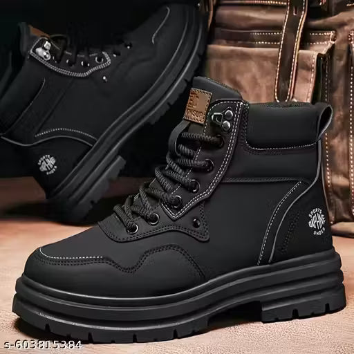 stylish casual shoes for men shoes premium quality shoes retro boot shoes black